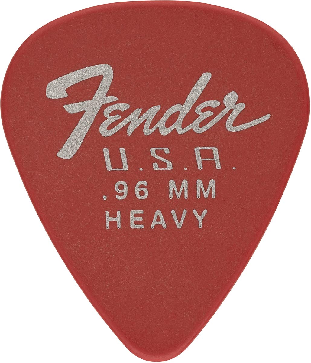 Fender 351 Fiesta Red Dura-Tone .96 12 Медиатор,