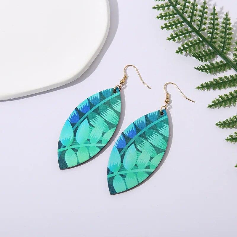 

Новые модные 3D цветные контрастные серьги с геометрическим рисунком, цветные серьги в богемном стиле в этническом винтажном стиле, акриловые серьги, подарок, оптовая продажа