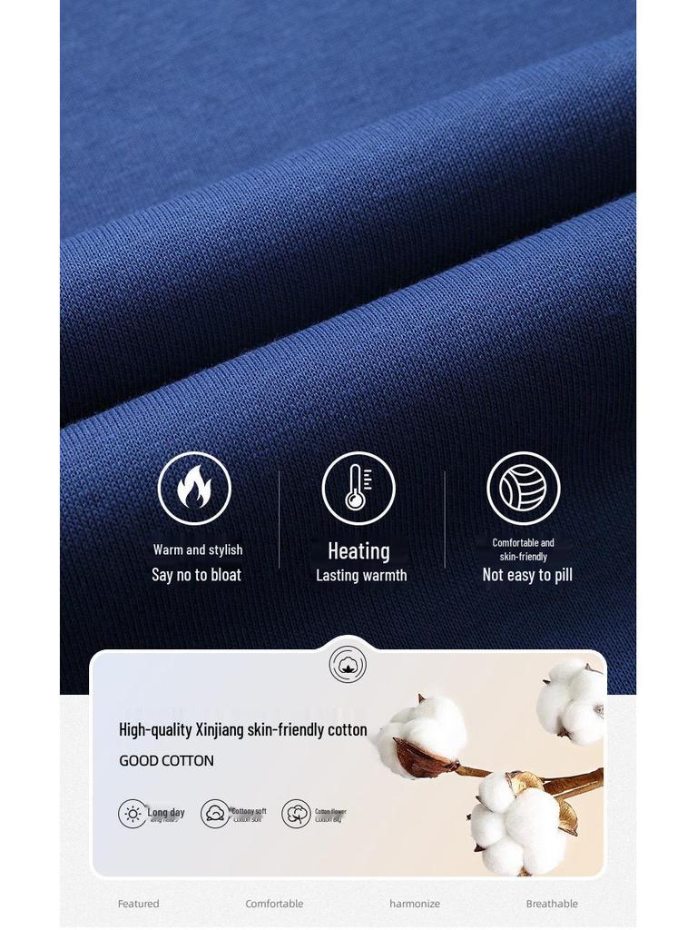 Men's Thickened Velvet Hoodie - Heavyweight Autumn/Winter Style, Warm Youth Trend, Couple Jacket