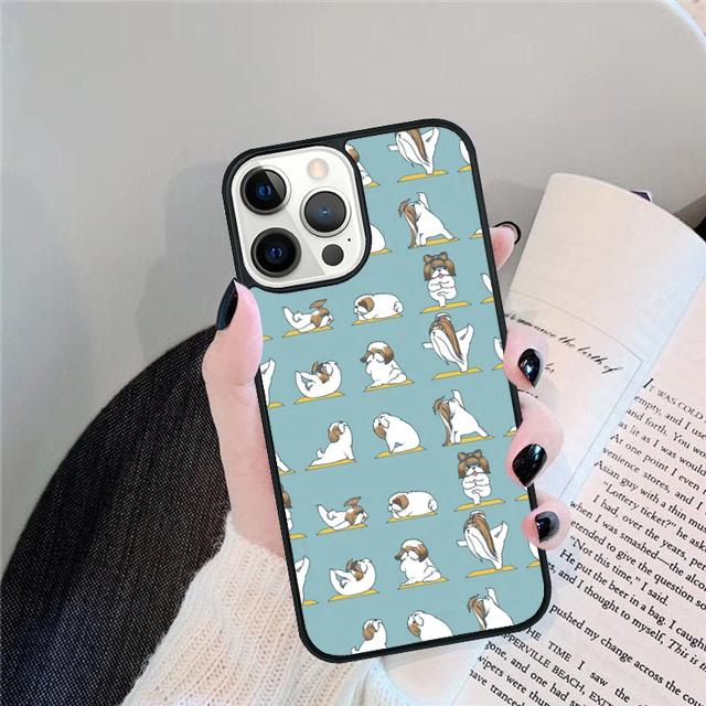 Cartoon Shih Tzu Dog Coque Shell For iPhone 17 Air 15 16 14 13 12 Pro Max 11 Pro Max Plus Phone Case Cover