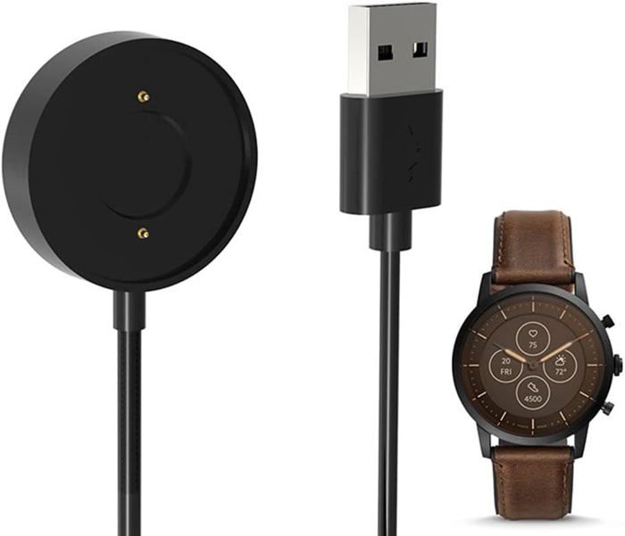 Chargeur pour Montre Connectée Fossil Hybrid HR - Câble de charge magnétique - 1 m