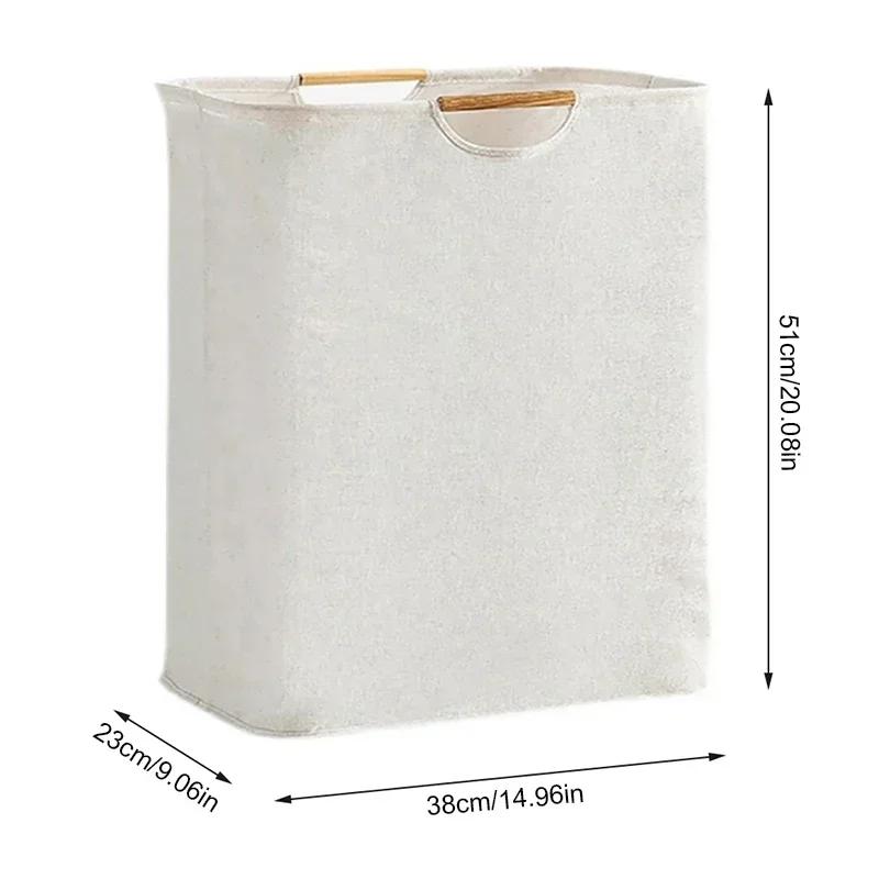 

Large Capacity Collapsible Dirty Clothes Storage with Handle for Bathroom Laundry Hamper Collapsible Laundry Storage Basket