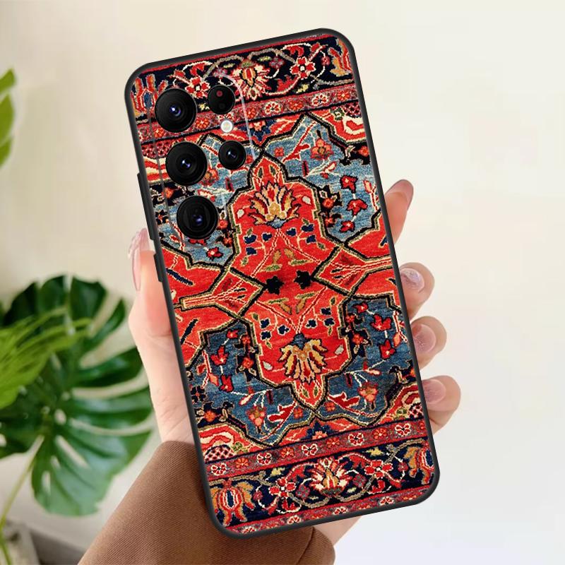 Persian rug art Soft Case For Samsung Galaxy S25 Ultra S21 S22 S23 S24 Plus S9 S10 S20 FE S24 FE Phone Cover