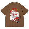 230 Gsm 100% Cotton Jujutsu Kaisen V64 Rika Print Unisex Heavy Cotton T Shirt