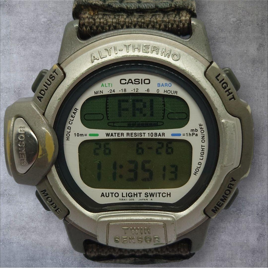 Used CASIO PROTREK PRL-20 WWF collaboration men s working item