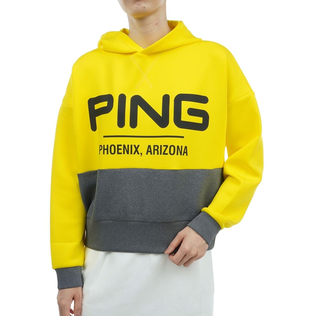 

Sweatshirt Hoodie Heat Golf Yellow L [Pin Apparel] Women s (Brand Logo, Storage, Warmth) / / 622-3262800 061_Light