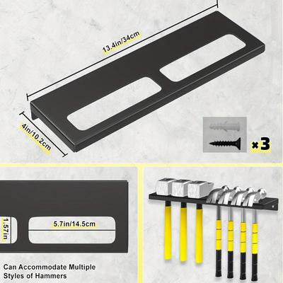Metall Werkzeug Organizer Wandmontage zur Aufbewahrung von Schraubendrehern, Zangen, Hämmern und Schraubenschlüsseln in der Werkstatt