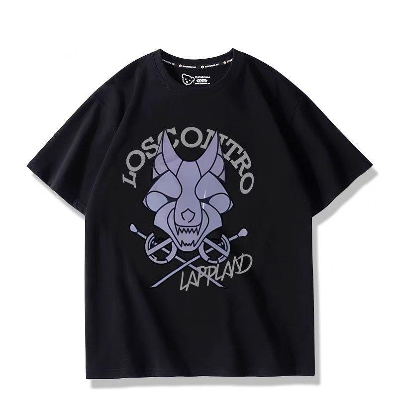 Summer Clothing Casual Student Loose Top Arknights Lappland Short-Sleeve T-Shirt 100
