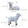 Detailed Small Resin Goat Figurine Multiple Poses Durability Lamb Statue Sheep Sculpture Ideal For Table top Shelf Display