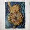 Van Gogh Famous Art Sunflowers Printed Blanket, Sofa,Bedroom,Bed Home Office Nap Blanket ,Funny Gift Thermals,Travel Blankets