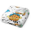 Cookie Monsters Blankets  Soft Warm Street Trend Plush Throw Blanket For Students Outdoor Flannel Bedspread Bed Cover