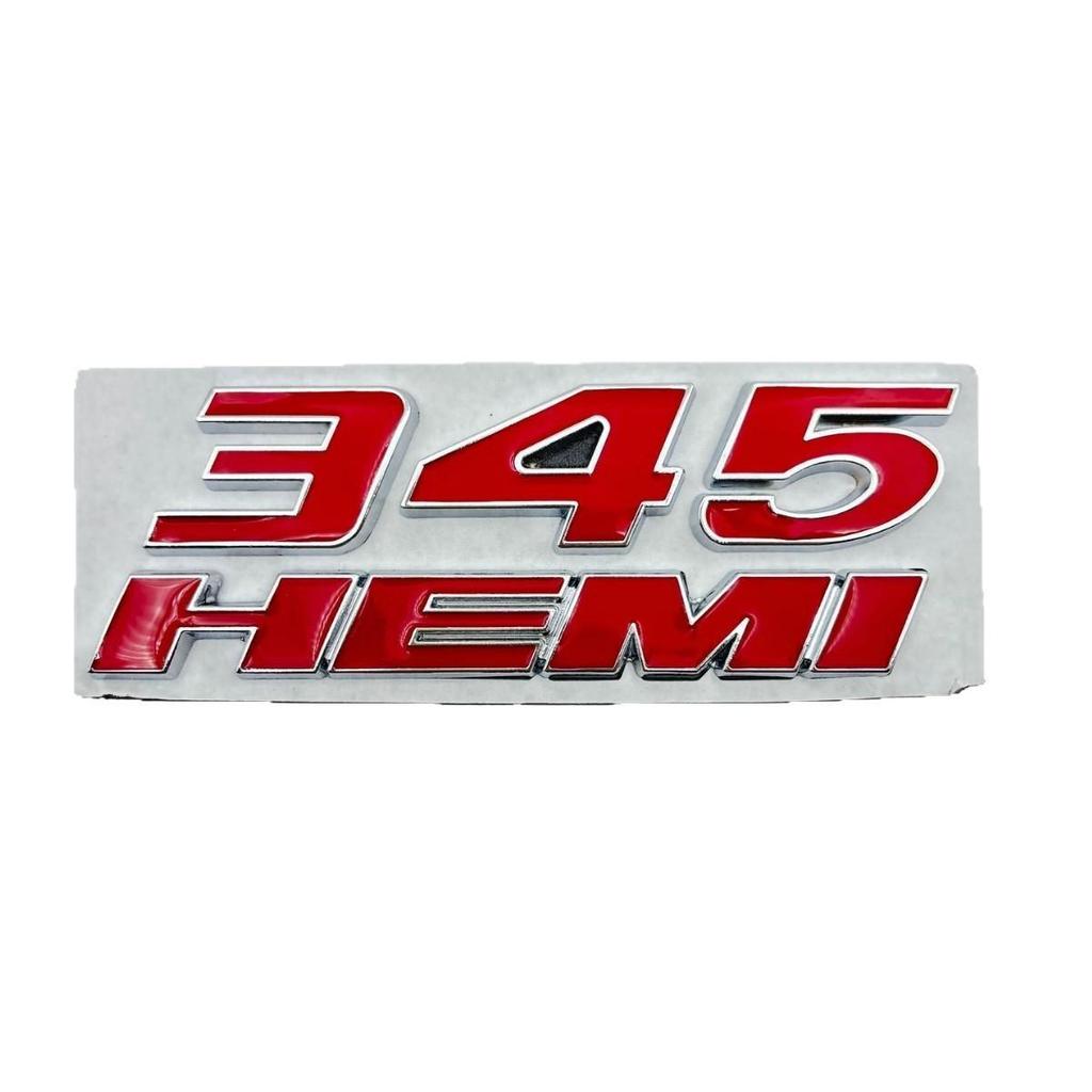 Dodge 345 HEMI Modifiziertes Emblem Aufkleber für RAM 1500/2500 Pickup Truck - Metall Autoaufkleber