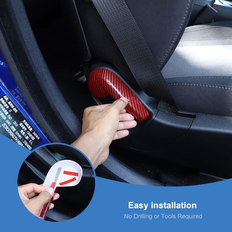 Door Co-pilot Seat Adjustment Decoration Protective Cover For Dodge Charger 2011 Up  Interior Accessories