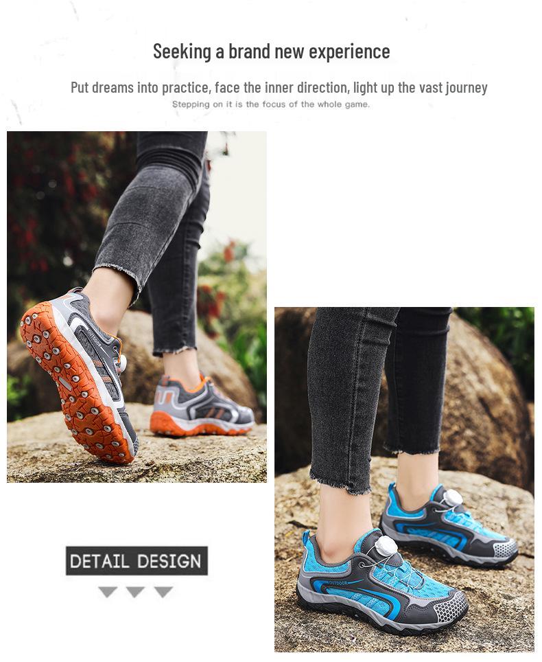 Women's Trendy Flyknit Breathable Sneakers - Comfortable Sole for Summer Hiking and Outdoor Activities