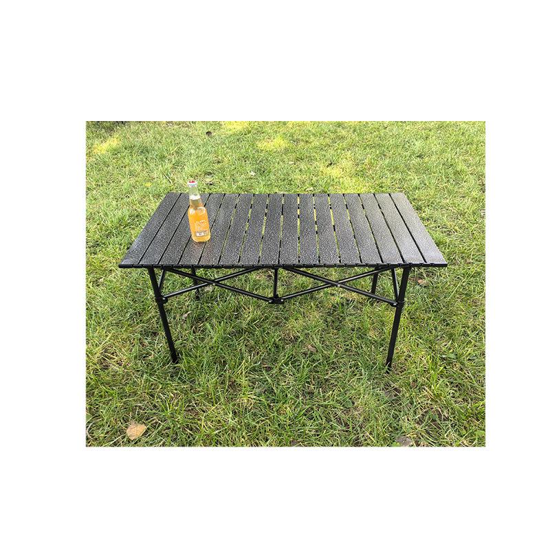 Portable Carbon Steel Folding Table & Chair Set for Camping, Dining, Coffee Shops, and Snack Stalls