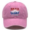 "PARAGUAY" "VAMOS PARAGUAY" Flag Printed Sun Hat , Adjustable Baseball Cap Hip Hop Unisex Trendy Vintage Sun Hat