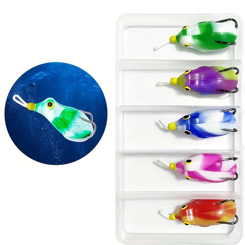 Silicone Topwater Frog Jigs, Colorful Rock Crawfish Crankbaits, Weedless Freshwater Soft Baits