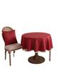 Festive Wedding Red Jacquard Waterproof Lace Round Dining Table Coffee Table Tablecloth Tablecloth Cover Towel