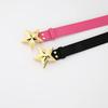 Black Fashionable Starry Compass Design Alloy Belt For Women In Summer