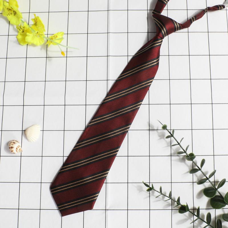 Jk Small Tie Female College Style Lazy Japanese Plaid Uniform Shirt Tie Student Ins Men'S And Women'S Short Styles Free Of Charge