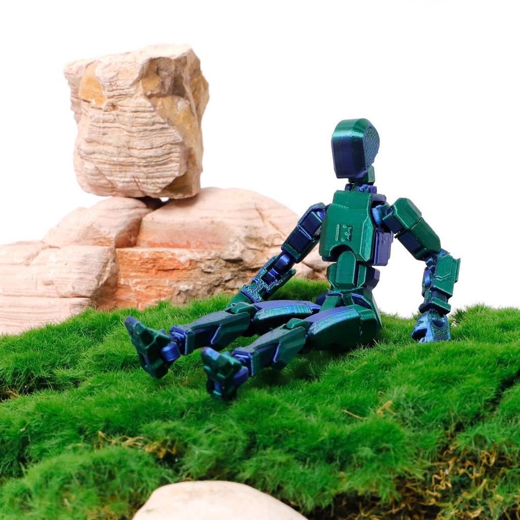 3D Printed 13-Joint Movable Mannequin Doll - DIY Full Body Decompression Ornament Figurine