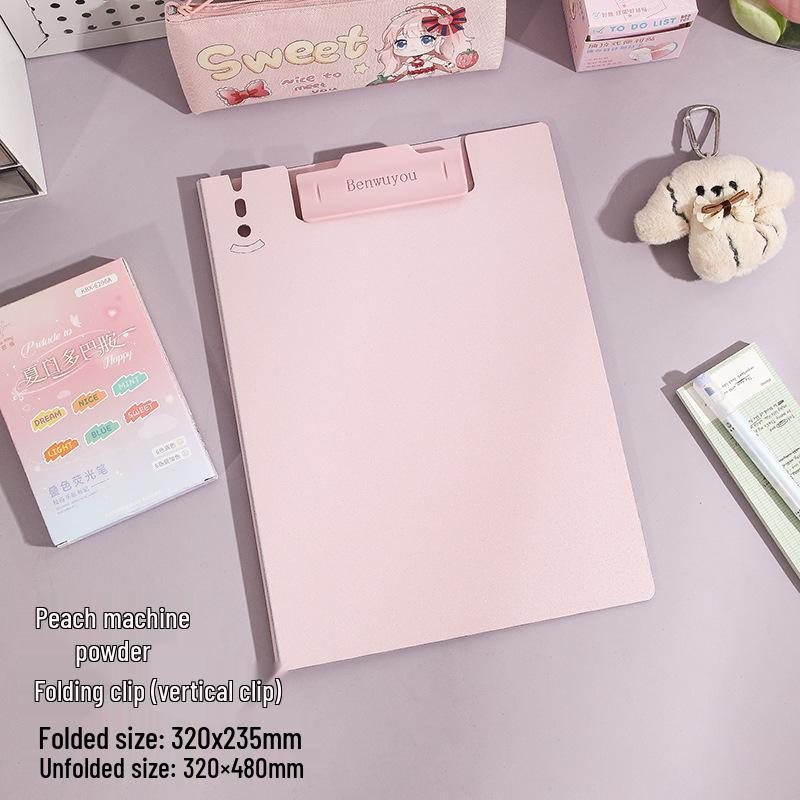 A4 Folding Waterproof Document Folder - Large Capacity, Portable & Oil-Proof for Office & Student Use