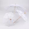 Vintage White 15/19/30/38Cm Lace Parasol Umbrella Embroidery Cotton Lace Flower Girl Umbrella Kids Sun Umbrella Photo Prop