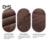 Men Corduroy Vest Coat V-neck Sleeveless Single Breasted Buttons Waistcoat with Pockets Solid Color Vest Jacket