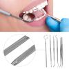 Professional Stainless Steel Dentist Explorer Probe Set Teeth Clean Hygien Examination Tool