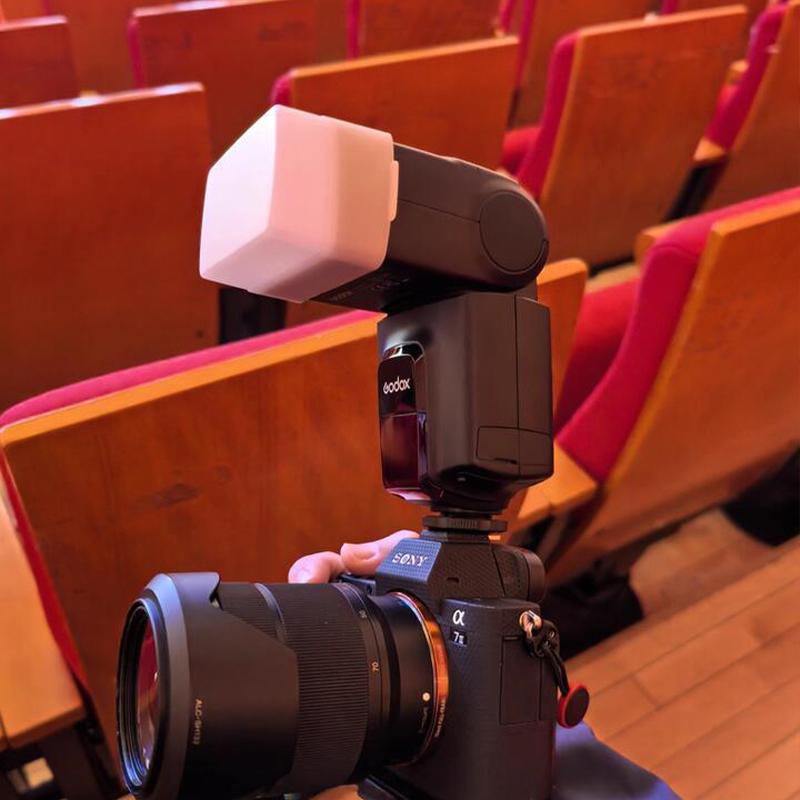 Soonpho För Godox IM30 IM20 IM22 iA32 it30pro Blixt Endast Kompatibel med Vit Blå Gul Diffusor Softbox Fodral Diffusor
