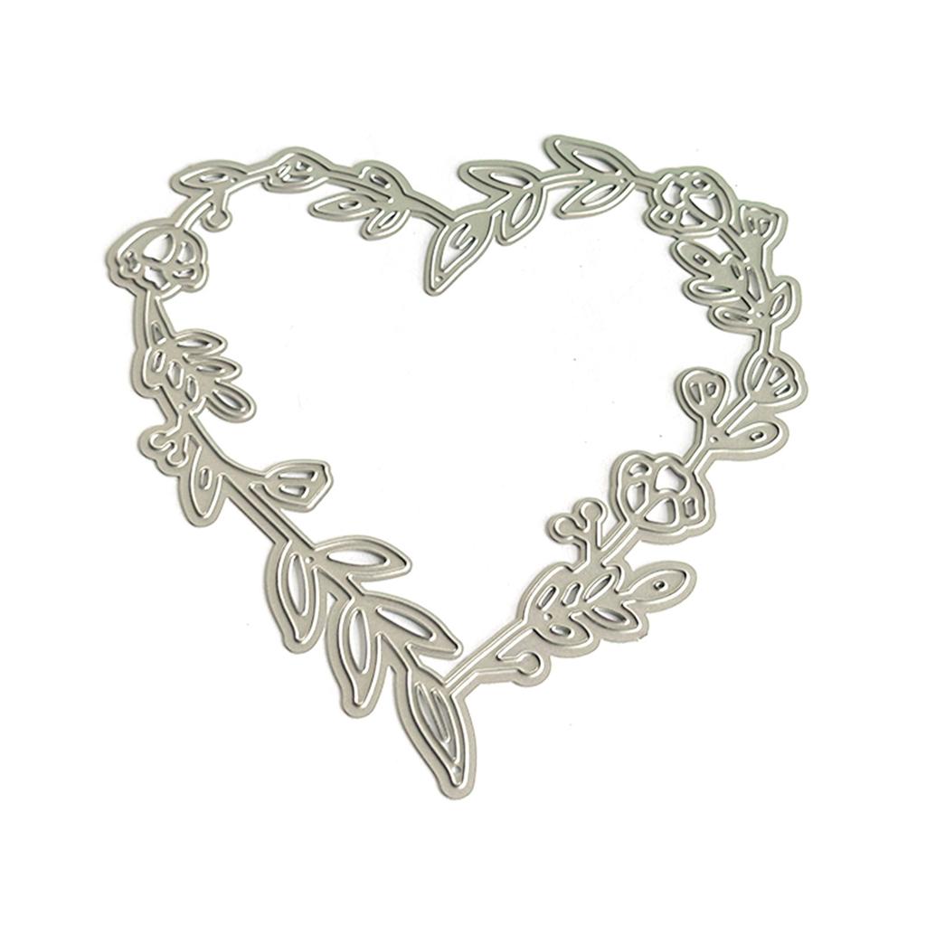 Leaf Wreath Cutting Dies for Card Making Scrapbooking Carbon Steel Die Cut Templates Decorative Embossing Paper Die