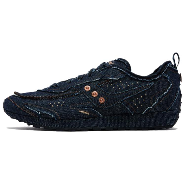 Lee X Saucony Trainer 80 Comfortable Versatile Running Shoes Unisex sneaker Denim-Blue S79070-11