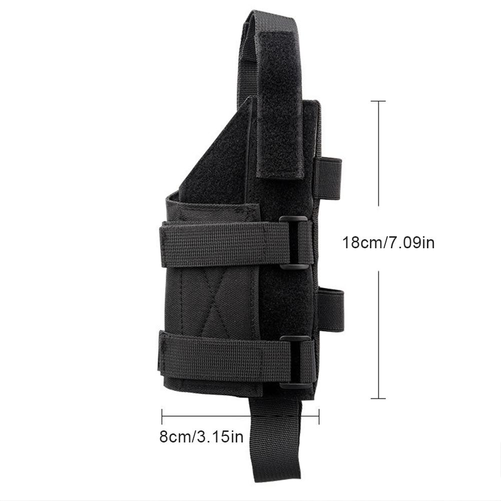 Tactical Gun Holster Molle Holster Adjustable Nylon Tactical Holsters Airsoft Handgun Thigh Holster Pistol Accessories