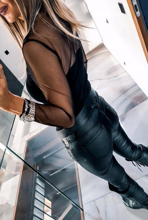 . Bluzka Sexi Kobieca Z Siateczką Tiul Na Impeze