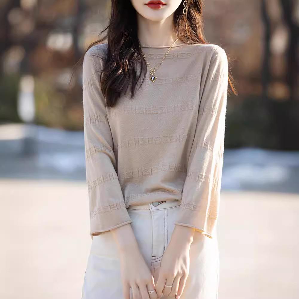Women's Knit Loose Inner Pullover Tide Top