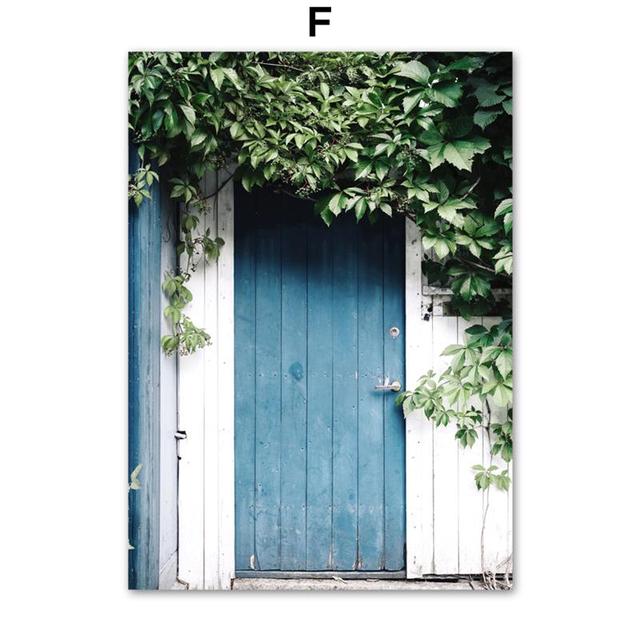 Scandinavian Plant Canvas Picture Modern Nordic Posters and Prints for Living Room Frameless Art Picture for Home Design No Frame