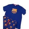 FC Barcelona Conjunto de Pijama Largo de Manga Corta para Hombre