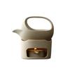 Japanese retro tea heater, ceramic candle heating frame, three in one essential oil incense burner, Kung Fu tea oven