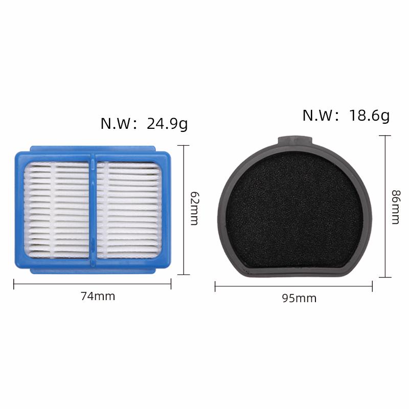 Washable Hygiene Filter Pre-Motor Filter for AEG Electrolux QX9-1-50IB/ QX9-1-ALRG/ QX9-1-ANIM AEG ASKQX9 Filter Set Replacement