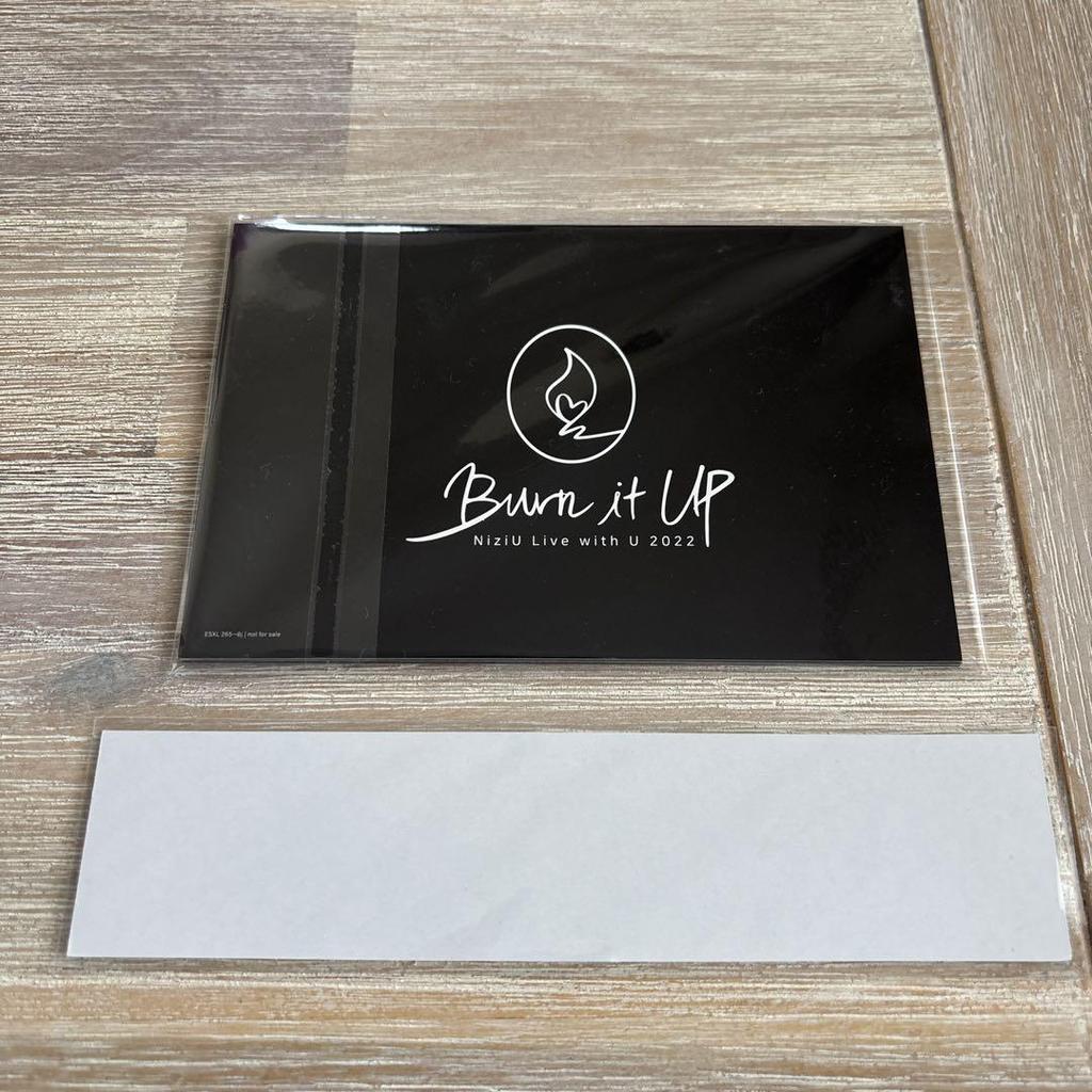 [USED] NiziU Live with U 2022 Burn It UP