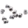 10Pcs Silver Dome Head Nuts M6 Thread Dia Acorn Cap Nuts Practical Hardware Nuts  Fasteners