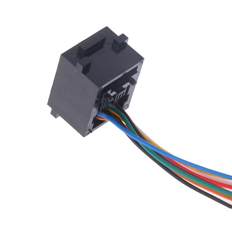 5Pcs 616E 623K 616M 641D Rj11\Rj12\Rj45 Female Socket For Internet Phone With Cable 15Cm