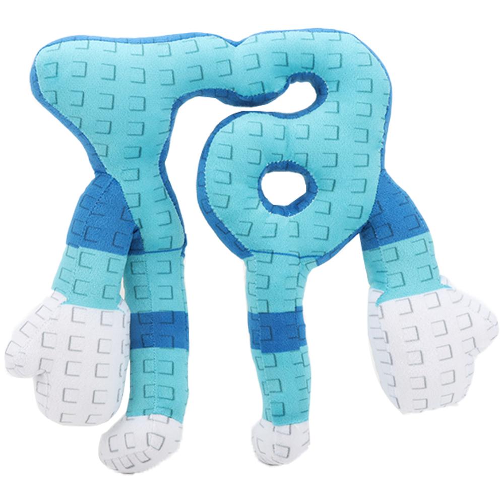 25cm STEAL A BRAINROT Blue No. 67 Plush Toy Cute House Dolls Game Surrounding Blue No. 67 Toys Soft Toys for Kids Birthday Gifts