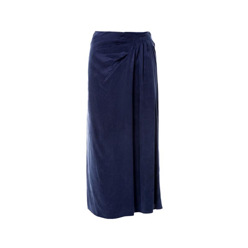 Lancy Lyocell Pleated Midi Skirt 2XL