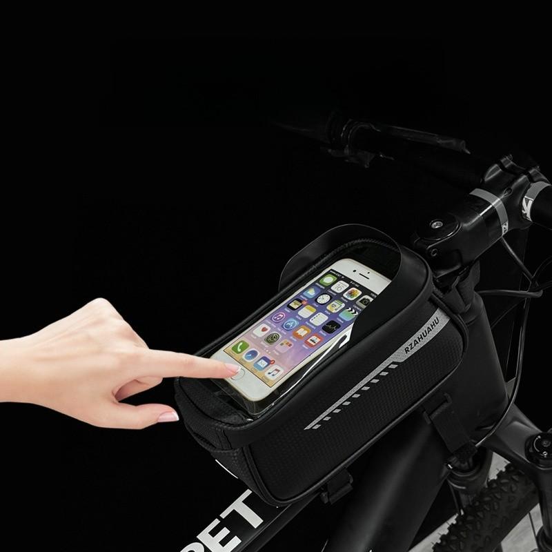 Bicycle Frame Bag With Tpu Touch Screen For Mountain And Road Cycling Enthusiasts