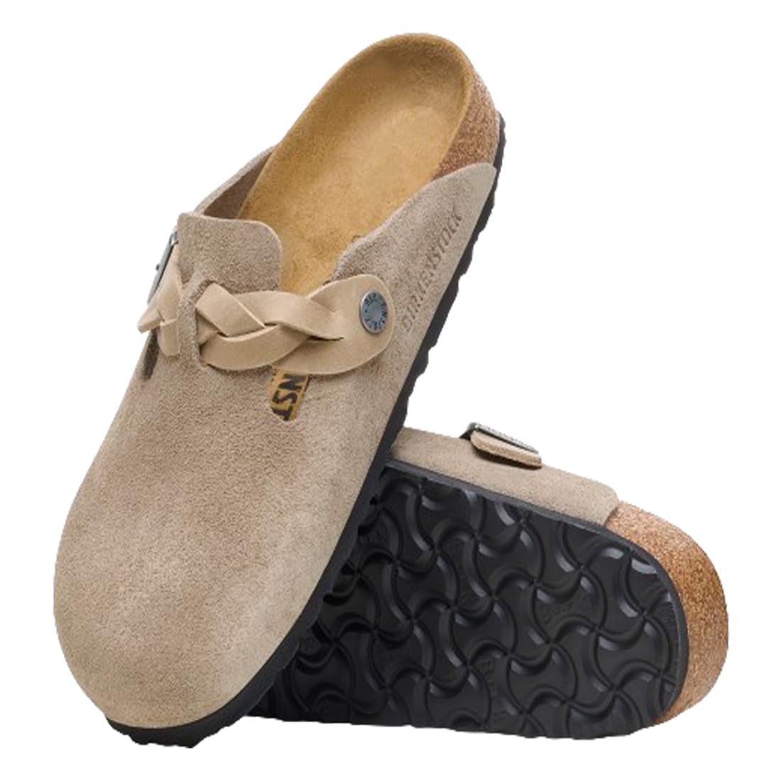 

Clog Sandals Shoes Boston Braided Taupe Unisex 1026667 Regular Taupe [Birkenstock] EU43(28.0cm)