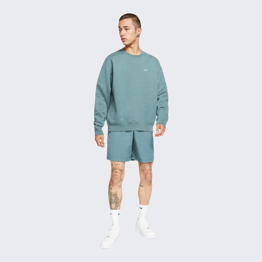 Nike Logo Breathable Solid Color Shorts Men Bottoms Trojan-Green DM4402-387
