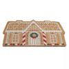 Non-Slip Christmas Carpet Palace Shaped Xmas Bedroom Welcome Doormat  Christmas Decoration