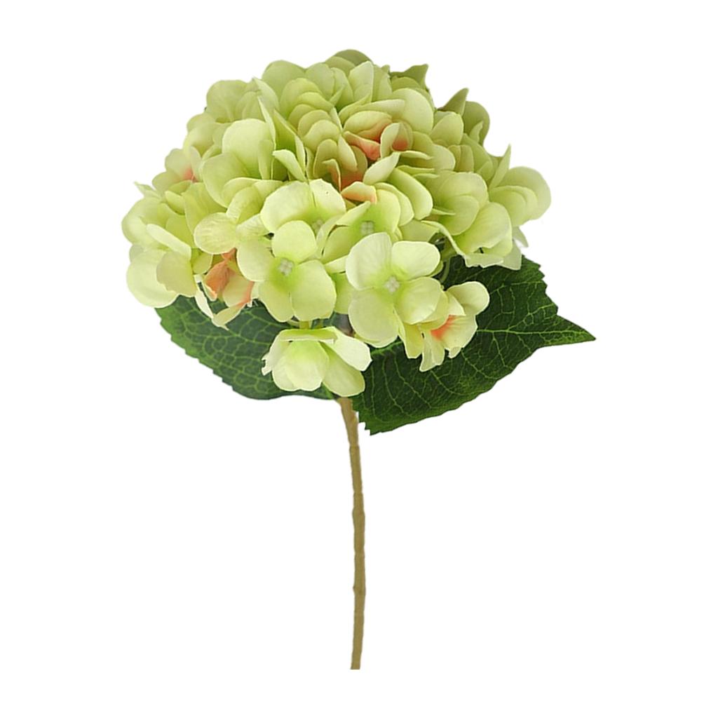 Single Artificial Hydrangea Flower - Elegant Home Living Room Decoration And Wedding Bouquet