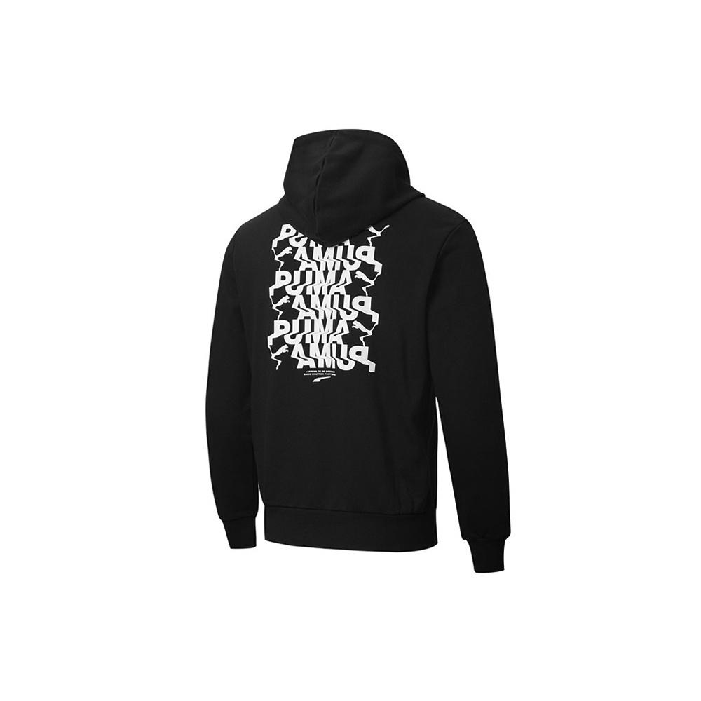 PUMA Avenir Graphic Hoodies Black Men s 530020-01 S